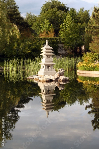 Obraz Jardin et étang