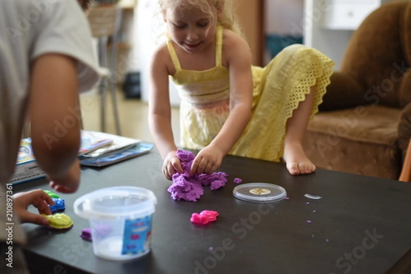 Obraz Kids playing together 