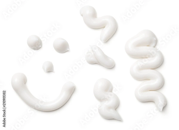 Fototapeta Toothpaste Isolated on White Background