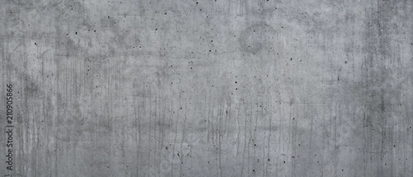 Fototapeta Texture of dirty gray concrete wall for background