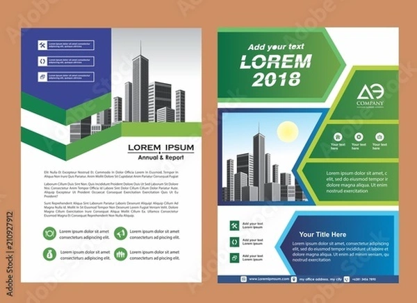 Fototapeta abstract cover and layout for presentation and marketing