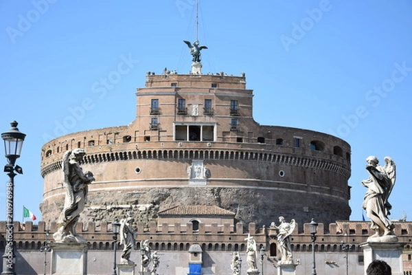 Obraz château saint ange à Rome