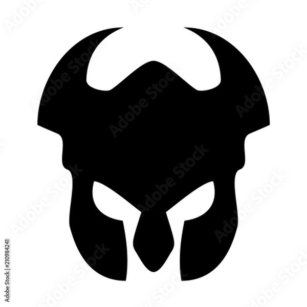 Obraz Viking Warrior Mask Icon