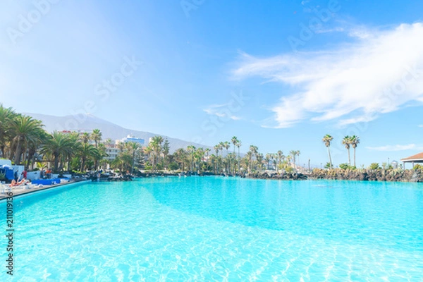 Obraz skyline of Puerto Cruz, Tenerife, Spain