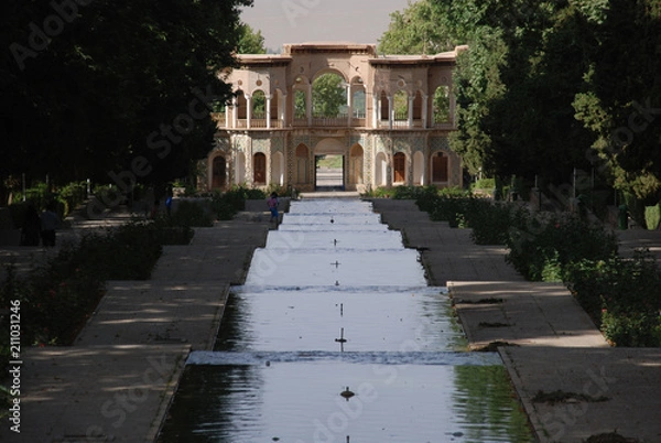 Obraz View of historic Shazdeh Garden situated near Mahan, Iran