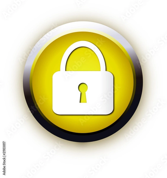 Obraz lock button