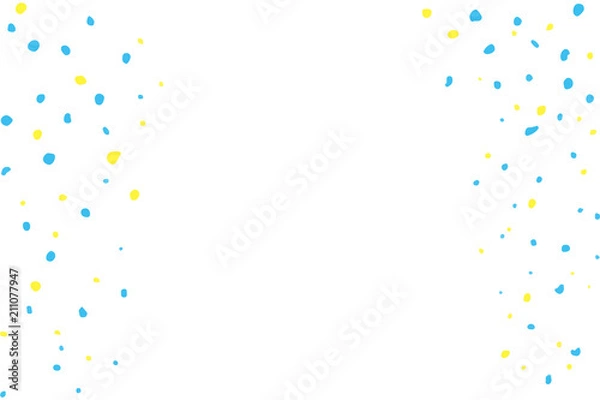 Obraz イラスト　キラキラ　水玉　ドット　