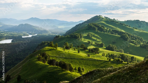 Fototapeta Katun River Valley