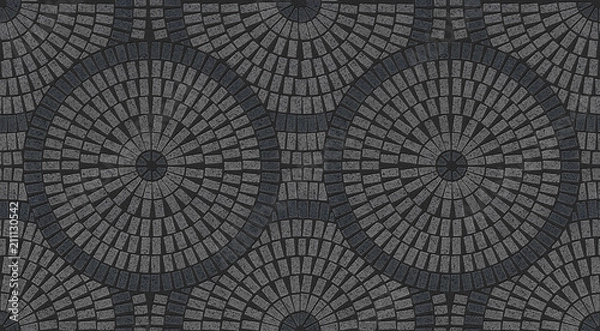 Obraz Granite tile paving stones seamless texture