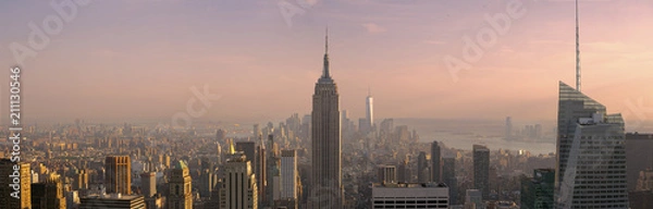 Obraz Nowy Jork Manhattan Midtown widok z Empire State Building, Nowy Jork, USA