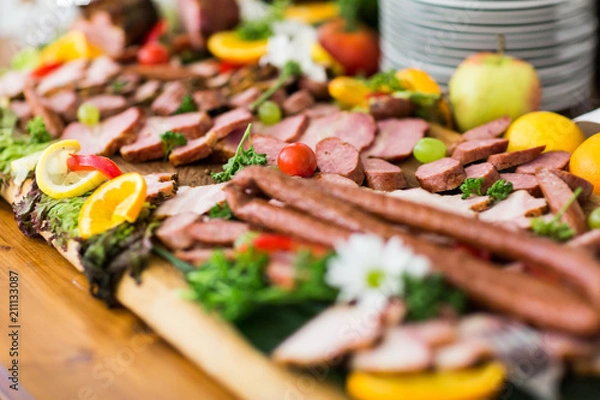 Obraz meat and vegetables