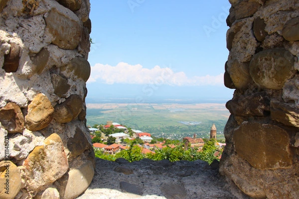 Obraz View through Rocks