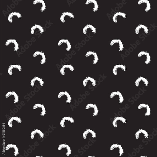Fototapeta Abstract Pattern. Black and White. Seamless. Vector.