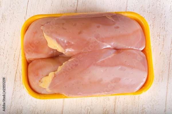 Obraz Raw chicken breast