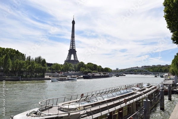 Fototapeta River Eiffel 