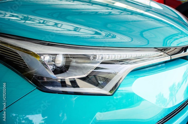 Fototapeta headlight lamp front