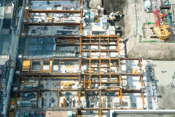 Fototapeta 基礎工事