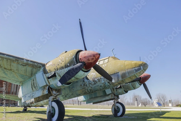 Fototapeta Old Rusty War plane