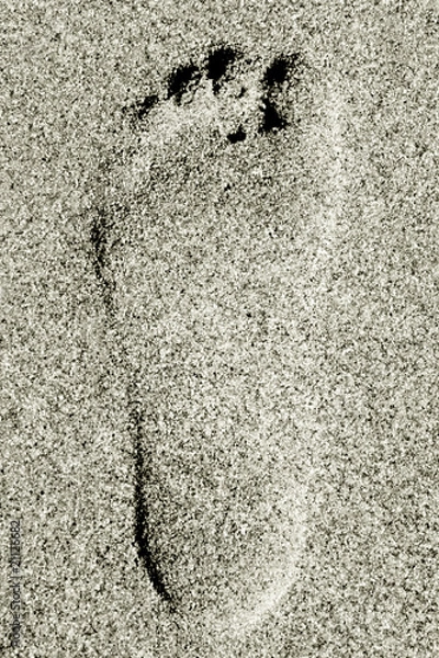 Obraz human footprint