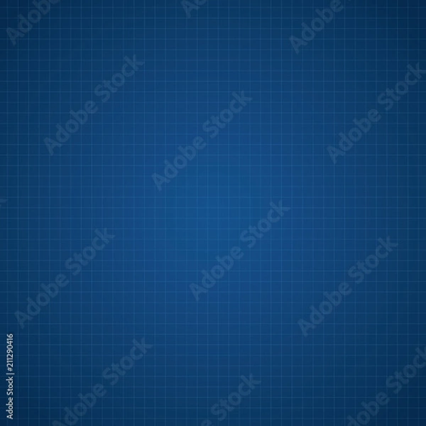 Fototapeta Vector blueprint background.