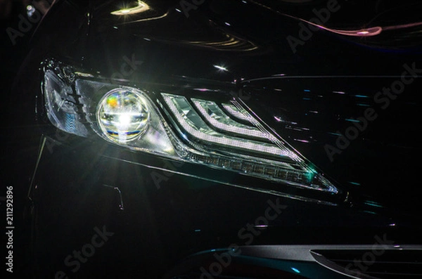 Fototapeta Car head light