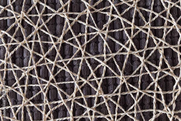 Obraz wicker mesh texture background