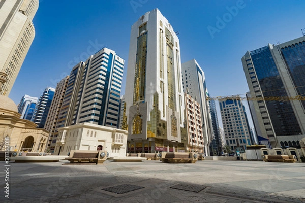 Obraz Modern city architecture of Abu Dhabi, UAE