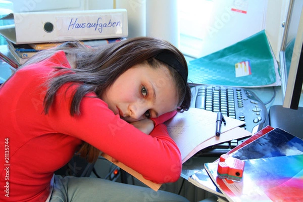 Obraz Frust beim lernen