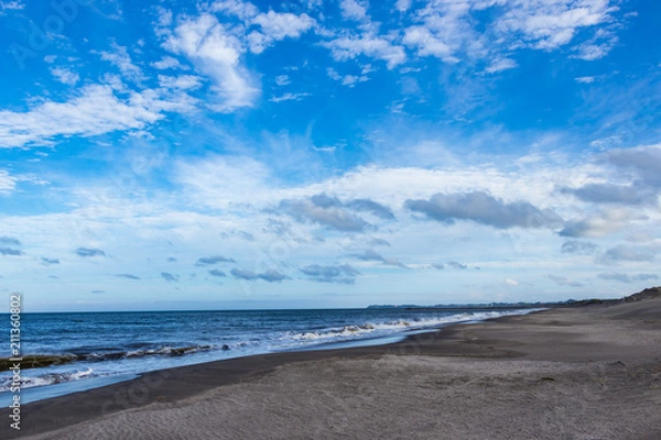 Fototapeta (千葉県ｰ風景)夏空の下の九十九里浜３
