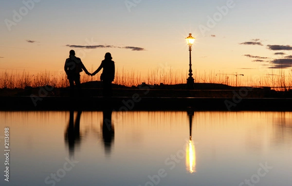 Fototapeta couple d'amoureux