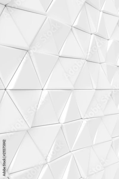 Fototapeta Modern tile wall. 3D rendering.