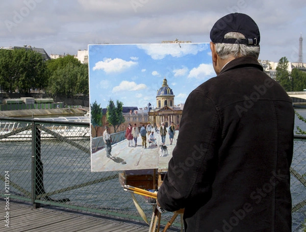 Fototapeta paris an artists delight