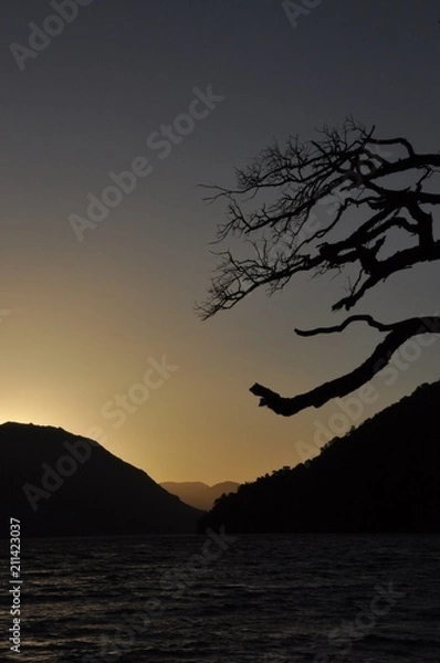 Obraz ATARDECE EN MONTAÑA