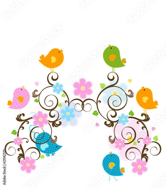 Fototapeta spring design