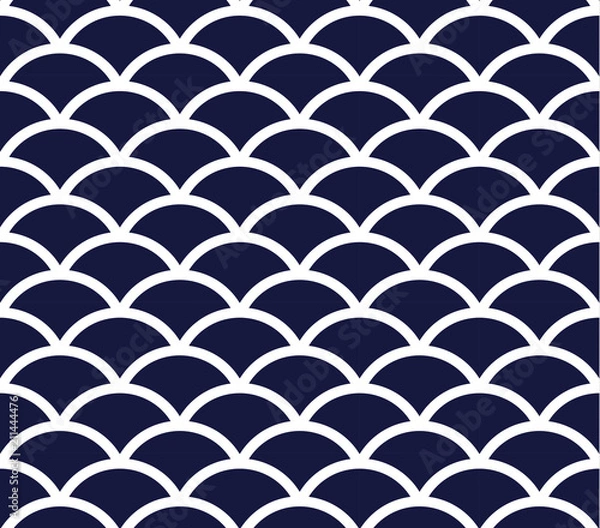 Fototapeta seamless blue pattern