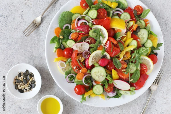 Obraz Fresh and healthy vegetables