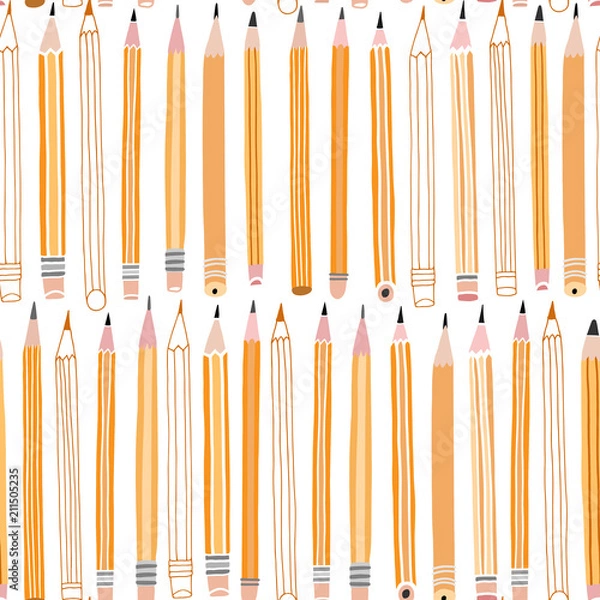 Obraz Ołówek wektor wzór