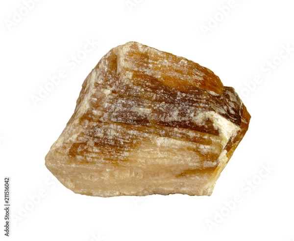 Obraz andalusite crystal on white background