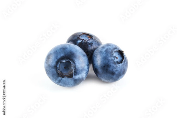 Obraz Blue berry isolated on white background