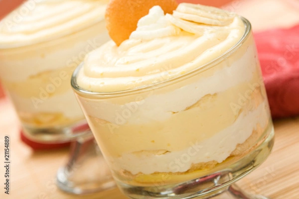 Obraz Pudding bananowy