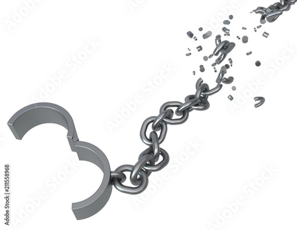 Obraz Shackles Reach Break Chain