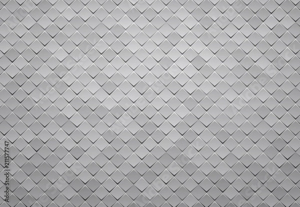 Fototapeta abstract gray square tile background