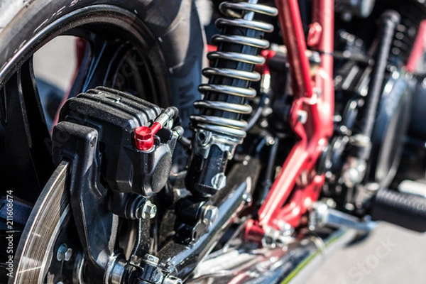 Obraz Motorradbremse