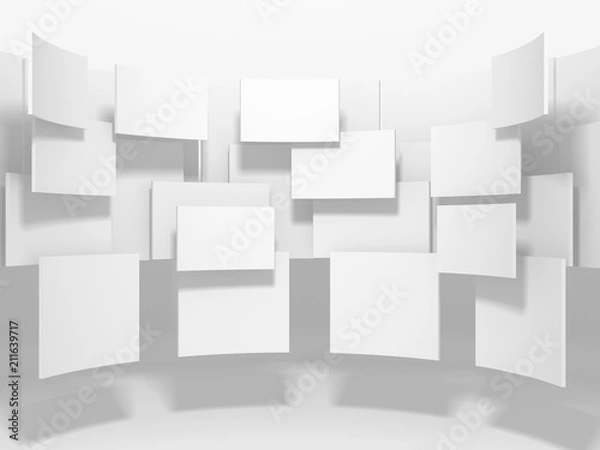 Fototapeta modern abstract geometric mockup minimalistic background