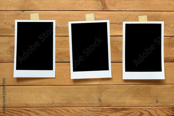 Fototapeta Blank instant photo frames.