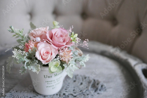 Obraz フラワーアレンジメント  ローズ