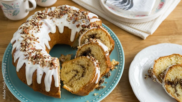 Obraz Gooey Coffee Cake