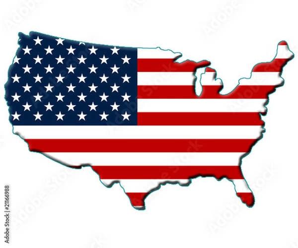 Fototapeta drapeau usa