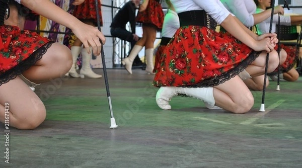 Fototapeta Mażoretki