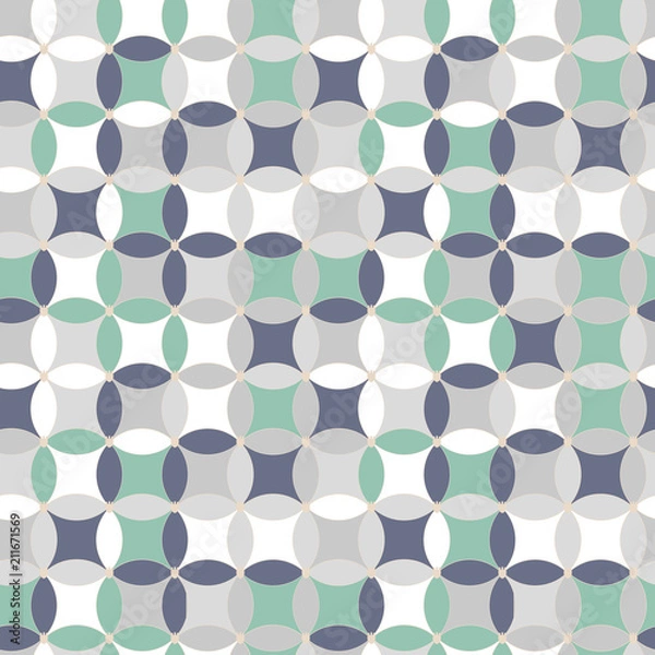 Fototapeta Simple bright pattern for textile or scrapbooking background